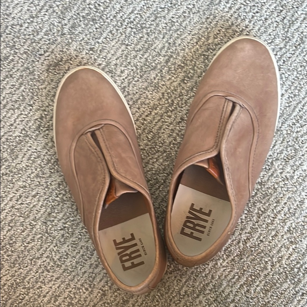 Frye Brown Slip-On Sneakers